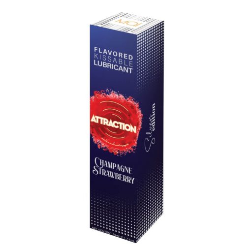 LUBRICANT ATTRACTION CHAMPAGNE STRAWBERRY 50 ML Water-based lubricant