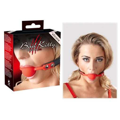  Bad Kitty Red Gag Silicone Gags