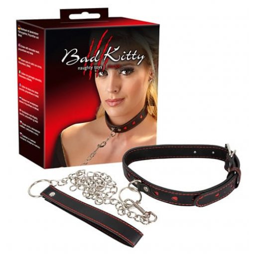  Bad Kitty Collar And Leash Collar/leash