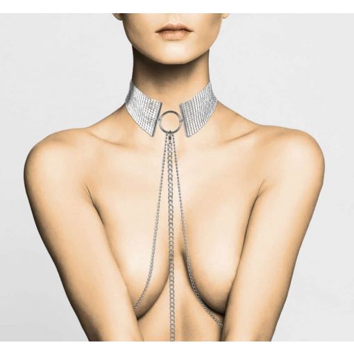  Désir Métalique Collar - Silver Erotic Accessory