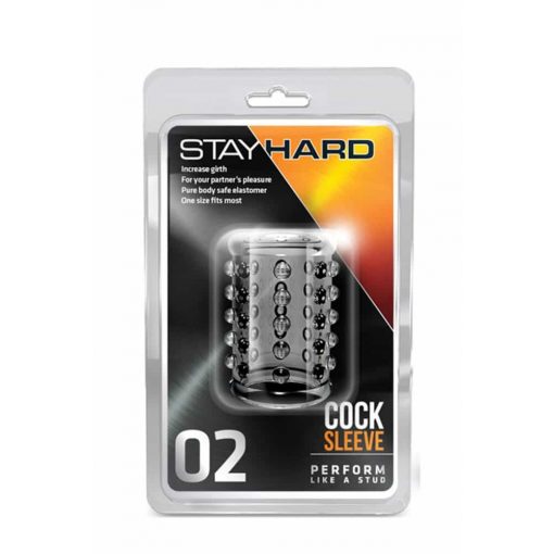 Stay Hard Cock Sleeve 02 Clear Penis Ring/Cuff