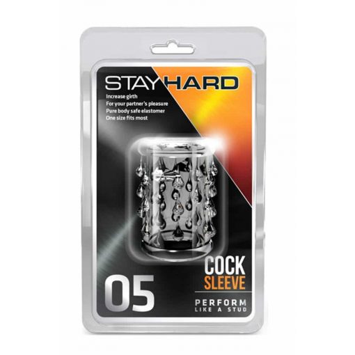  Stay Hard Cock Sleeve 05 Clear Penis Ring/Cuff