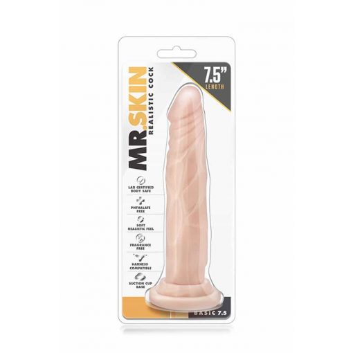  Mr. Skin Realistic Cock Basic 7.5 inch Beige