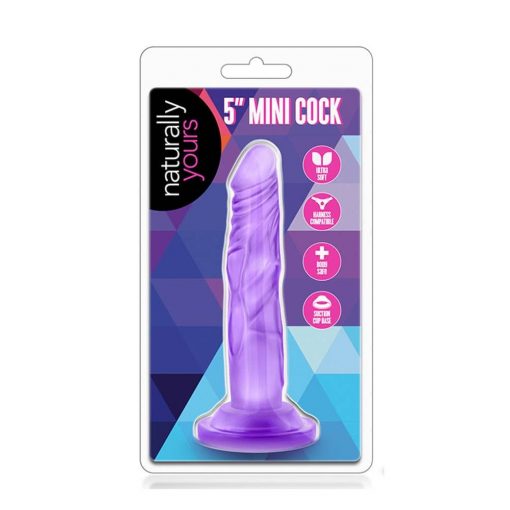  Naturally Yours 5 inch Mini Cock Purple Dildo