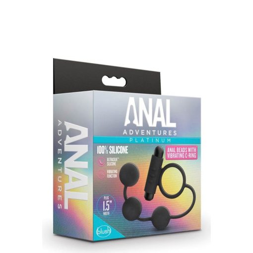  ANAL ADVENTURES ANAL BEAD WITH C-RING Bullet line