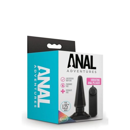  ANAL ADVENTURES - VIBRATING ANAL PLEASER Butt plug