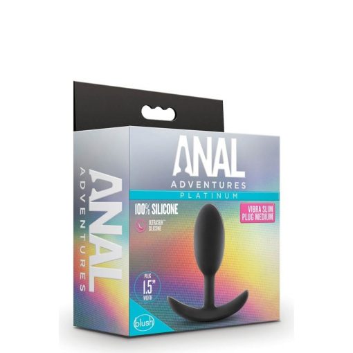  ANAL ADVENTURES VIBRA SLIM PLUG - MEDIUM Butt plug