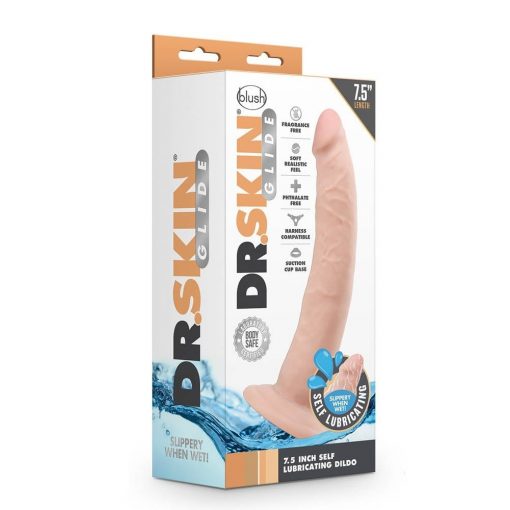  Dr. SKIN 7.5INCH SELF LUBRICATING DILDO Dildo