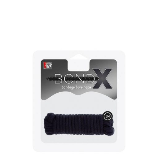  Bondx Love Rope 5 m Black Handcuffs