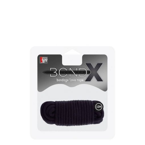  Bondx Love Rope 10 m Black Handcuffs