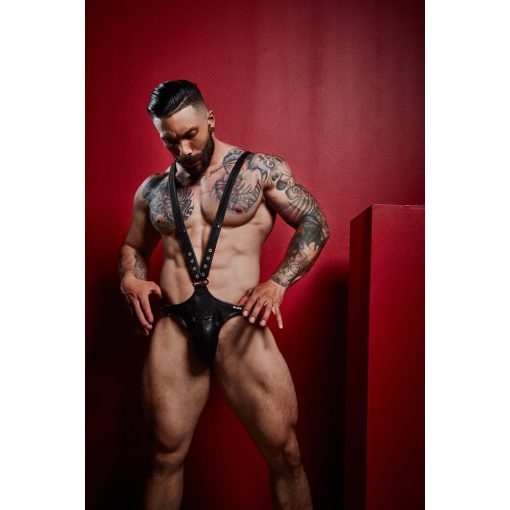  BL4CK by C4M - Dungeon Black Harness One Size Men's clothing