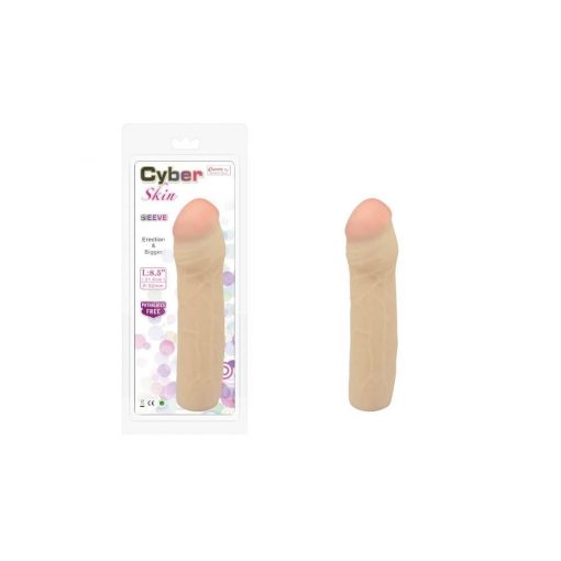  Charmly Cyber Skin Sleeve 8.5" No. 1. Penis Sheath/Extender