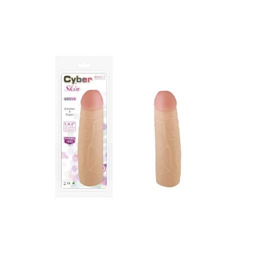  Charmly Cyber Skin Sleeve 8.5" No. 2. Penis Sheath/Extender