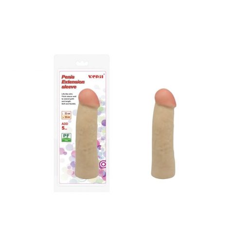  Charmly Penis Extension Sleeve 8.5" No. 1. Penis Sleeve/Extension