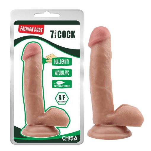  Fashion Dude 7.1 inch Cock Flesh Dildo