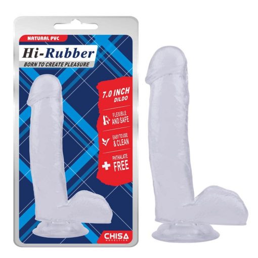  7.0 Inch Dildo-Clear Dildo