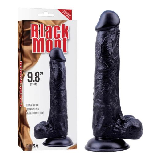  Black Veined Dong Dildo