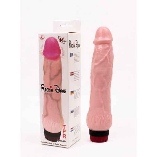  Rockin Dong Vibrator Flesh 3 Realistic vibrator