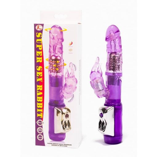 Super Sex Rabbit Vibrator Purple Nonfigurative Vibrator