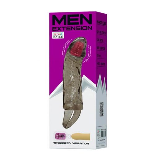  Penis Extended Sleeve Smoke Penis Sleeve/Extender