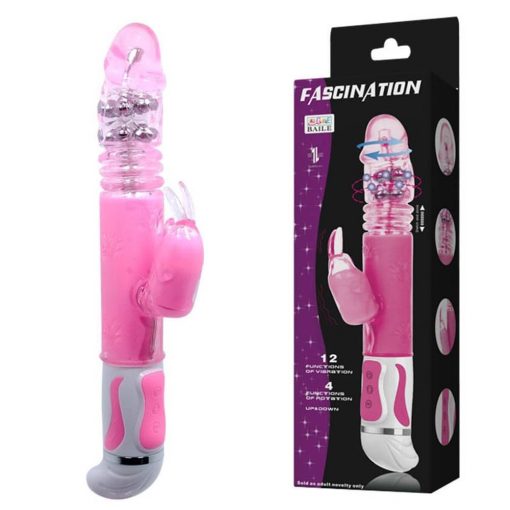  Fascination Bunny Vibrator Pink 2 Nonfigurative Vibrator