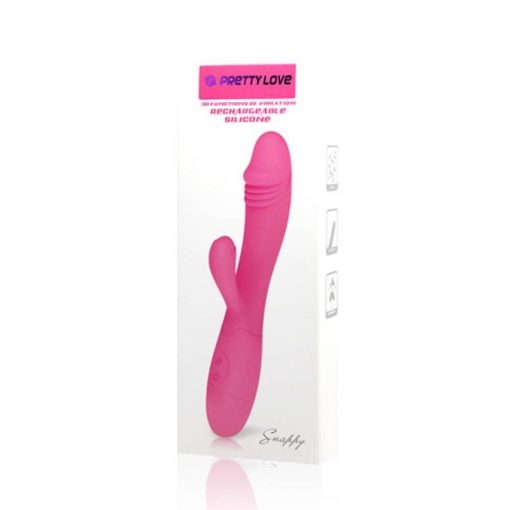  Pretty Love Snappy Pink Nonfigurative Vibrator