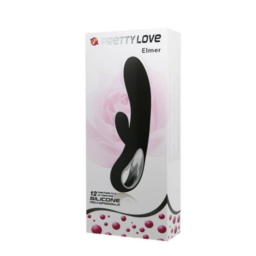  Pretty Love Elmer Black Nonfigurative Vibrator