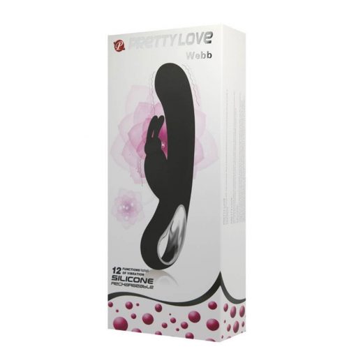  Pretty Love Webb Black Nonfigurative Vibrator