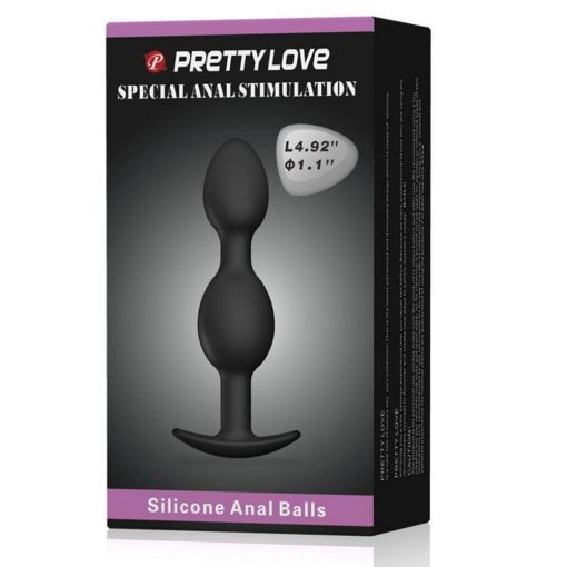  Pretty Love Heavy Balls Silicone Butt Plug 3 Butt plugs