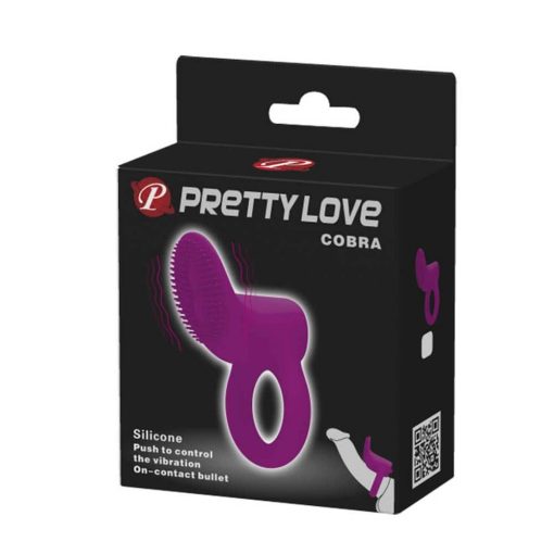  Pretty Love Cobra Purple Penis Ring/Cuff