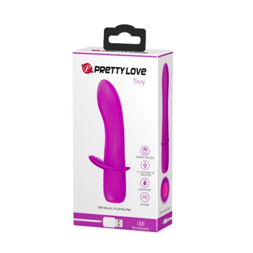  Pretty Love Troy Purple Nonfigurative Vibrator