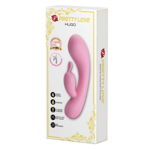  Pretty Love Hugo Pink Nonfigurative Vibrator