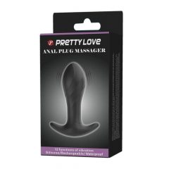  Pretty Love Anal Plug Massager Black Butt plug