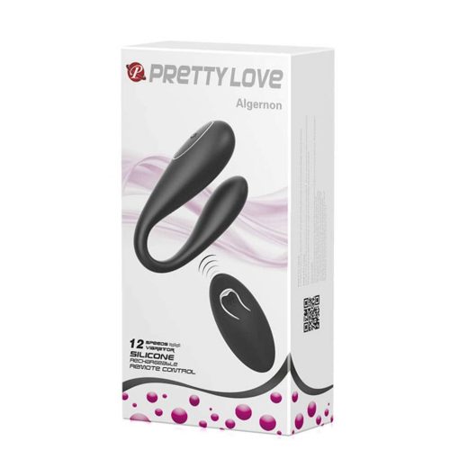  Pretty Love Algernon Black Clit Stimulator