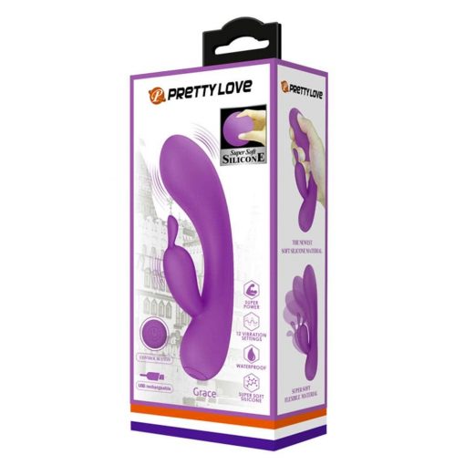 Pretty Love Grace Purple Nonfigurative Vibrator