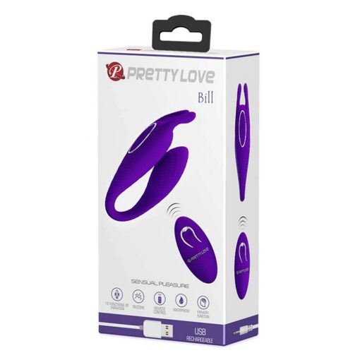  Pretty Love Bill Purple Clitoral Stimulator