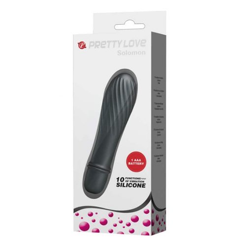  Pretty Love Solomon Black Vibrator