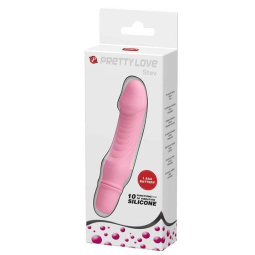  Pretty Love Stev Baby Pink Nonfigurative Vibrator