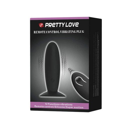 Pretty Love Remote Control Vibrating Plug Butt plug