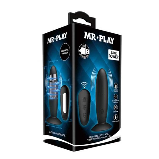  Mr. Play Remote Control Vibrating Anal Plug Butt plug