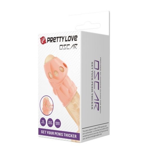  Pretty Love Penis Sleeve Oscar Flesh Penis Sleeve/Extender