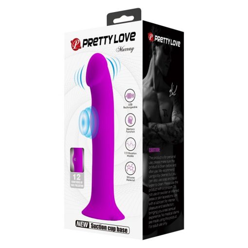  Pretty Love Murray Purple Realistic Vibrator