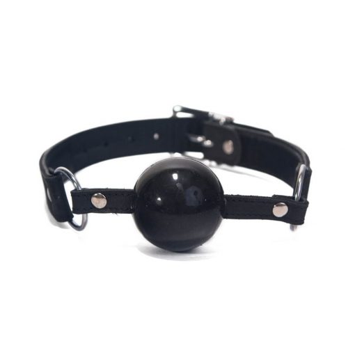  Silicone Ball Gag Black Gags