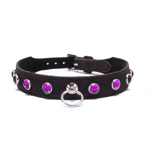  Octane Crystal Collar Hot Pink Collar/leash