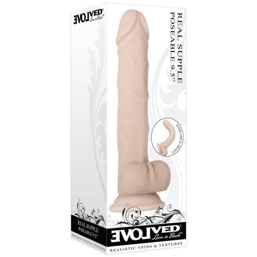  REAL SUPPLE POSEABLE 9.5" Dildo