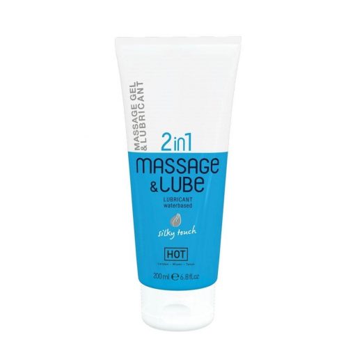  HOT Massage & Glide Gel 2in1 Silky Touch 200 ml Massage candle/oil