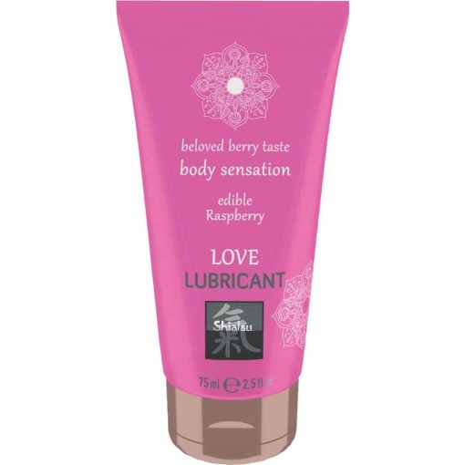  Love Lubricant edible - Raspberry 75ml Water-based Lubricant