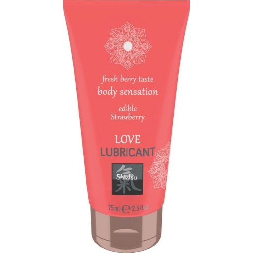  Love Lubricant edible - Strawberry 75ml Water-based Lubricant