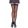  721101 SHEER STOCKING W/BACK SEAM LACE TOP O/S BLK Stockings