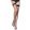  729014 FENCE NET THIGH HIGH O/S BLK Stockings/Hanging Garters